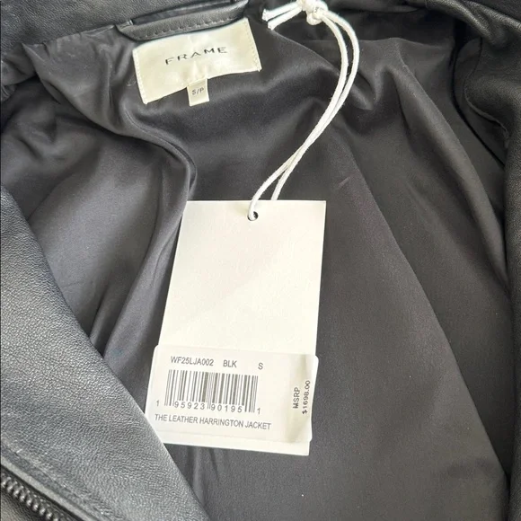 Frame Harrington leather jacket - Picture 6 of 7